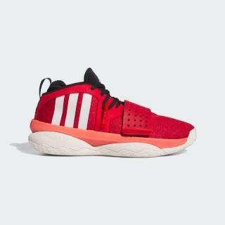 【adidas 愛迪達】籃球鞋 男鞋 運動鞋 包覆 緩震 DAME 8 EXTPLY 紅 IF1506