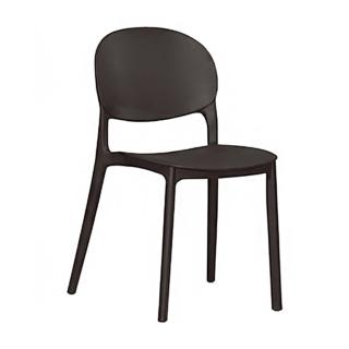 【H&D 東稻家居】黑色餐椅/TJS1-07077