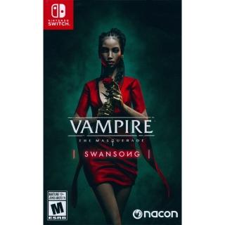 【Nintendo 任天堂】NS SWITCH 吸血鬼：惡夜獵殺 天鵝之歌 Vampire: The Masquerade(中英日文美版)