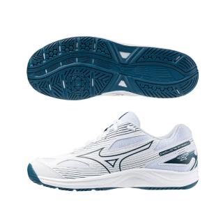 【MIZUNO 美津濃】休閒鞋 男鞋 運動鞋 排球鞋 CYCLONE SPEED 白藍綠 V1GA238021