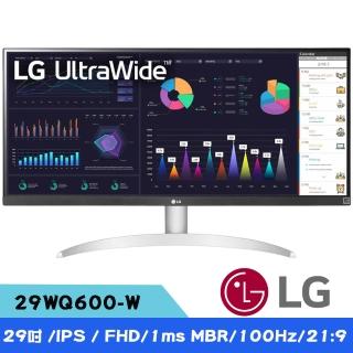 【LG 樂金】29WQ600-W 29型 IPS 100Hz 智慧多工螢幕(21:9/HDR 10/Type-C/5ms)
