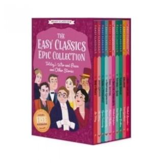The Easy Classics Epic Collection: Tolstoy’s War and Peace and Other Stories （10本平裝本+音檔QRcod