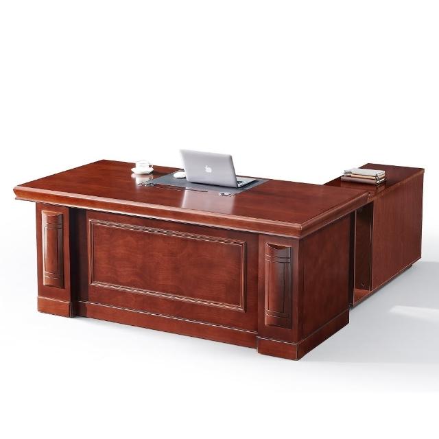 【MUNA 家居】5316型胡桃色5.3尺辦公桌組/含側櫃活動櫃(辦公桌 書桌 電腦桌 桌子 收納)