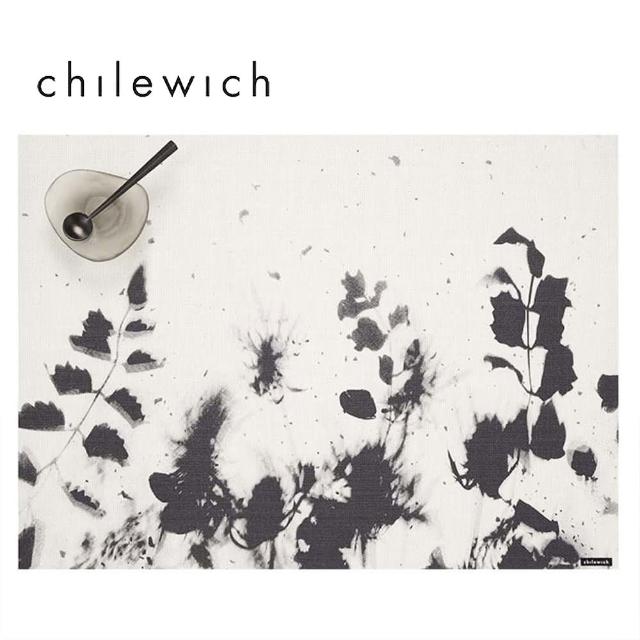 【Chilewich】Flora系列-36x48cm餐墊(水墨黑)