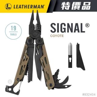 【Leatherman】特價品 SIGNAL 狼棕款工具鉗(附收納套832404)