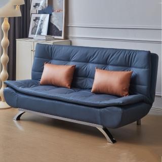 【MUNA 家居】K-15藍科技布沙發床(布沙發 沙發 雙人座 沙發床)