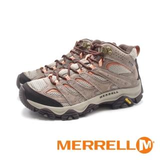 【MERRELL】女 MOAB 3 MID GORE-TEX 防水登山中筒鞋 女鞋(棕橘)