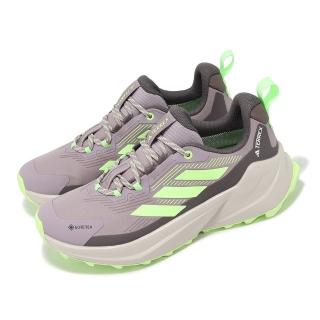 【adidas 愛迪達】越野跑鞋 Terrex Trailmaker 2 GTX 女鞋 紫灰 綠 防水 緩震 郊山 愛迪達(IE5157)