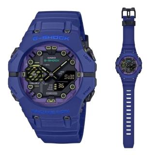【CASIO 卡西歐】G-SHOCK 科幻世界 創新結構 雙顯腕錶46mm(GA-B001CBR-2A)