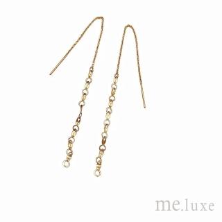 【me.luxe】K10黃K小兔長鏈耳環(日本輕珠寶網路銷售NO.1)