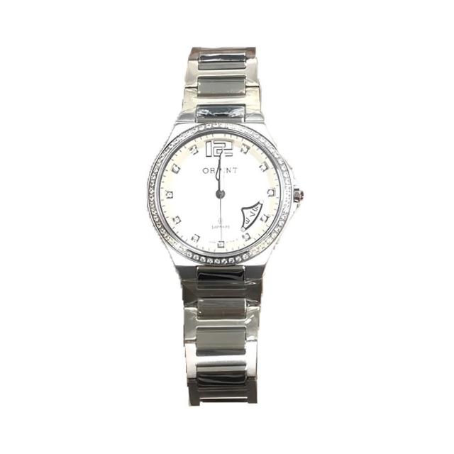 【ORIENT 東方錶】官方授權T2 白鑽面時尚 石英男腕錶-錶徑-36mm(C371F18S)