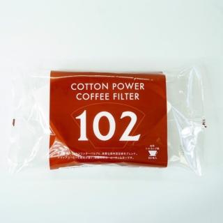 【哈亞極品咖啡】Cotton Power 1~4人用102梯形棉濾紙(60入/包)