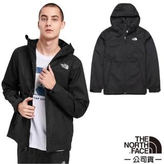 【the north face】男 戶外休閒防風防潑水透氣外套.夾克.風衣(4udn-jk3 黑)