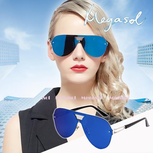 【MEGASOL】電影明星同款UV400偏光太陽眼鏡(卡地亞手工同款MS0518)