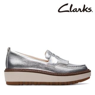 【Clarks】女鞋 OriannaW Loafer 超厚鞋底修飾身型莫卡辛鞋 樂福鞋(CLF76316C)