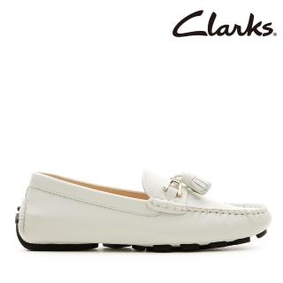【Clarks】女鞋 Quilto Step 柔軟舒適真皮樂福鞋 莫卡辛鞋(CLF78148C)