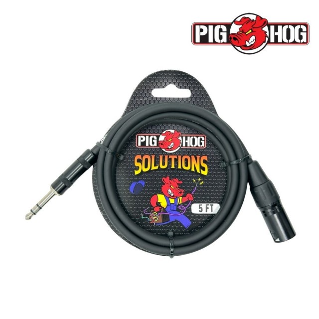【PIGHOG】6.3mm 轉 XLR 監聽喇叭線／導線 Cable／5英尺(原廠公司貨 終身免費保固 品質保證)
