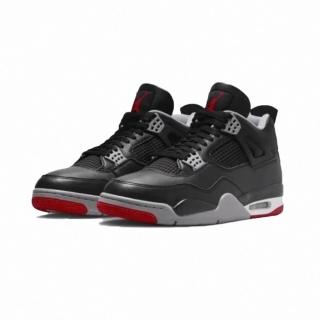 【NIKE 耐吉】Jordan 4 Retro Bred Reimagined AJ4 男鞋 復古 休閒鞋 黑紅 FV5029-006