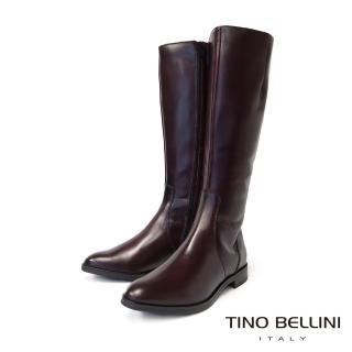 【TINO BELLINI 貝里尼】歐洲進口經典馬靴FWVT007(勃根地紅)