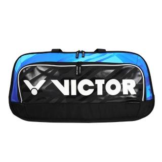 【VICTOR 勝利體育】6支裝矩形包-拍包袋 羽毛球 手提裝備袋 勝利 藍黑白(BR9613CF)