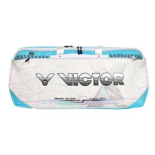 【VICTOR 勝利體育】6支裝矩形包-拍包袋 羽毛球 手提裝備袋 勝利 白丈青綠粉(BR5614A)