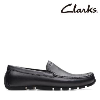【Clarks】男款Oswick Plain優質皮革莫卡辛開車鞋(CLM66684C)