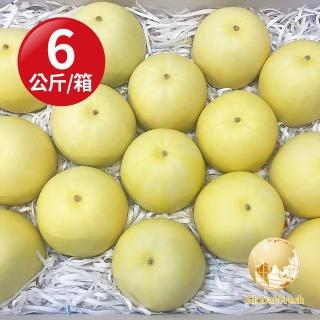 【盛花園蔬果】嘉義頂級溫室美濃瓜6kg x1箱(約14-16粒/箱)