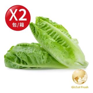 【盛花園蔬果】蘿蔓生菜400g±10% x2包(國產、進口產地隨機)
