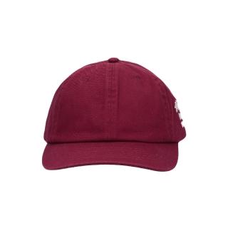 【STUSSY】秋冬新款 刺繡品牌LOGO 棒球帽(酒紅色)