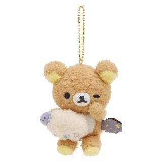 【San-X】拉拉熊 懶懶熊 打瞌睡系列 絨毛娃娃吊飾 一起入睡吧 拉拉熊