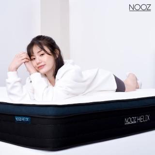 【Lunio】NoozHelix雙人特大6X7尺乳膠獨立筒床+枕(英國工藝五星級飯店躺感 專為台灣人所打造 平價高CP值)
