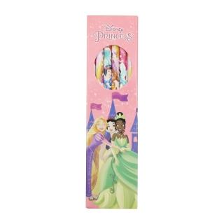 【收納王妃】Disney 迪士尼 公主系列 12入盒裝木頭鉛筆 木頭鉛筆 鉛筆(12入 盒裝)