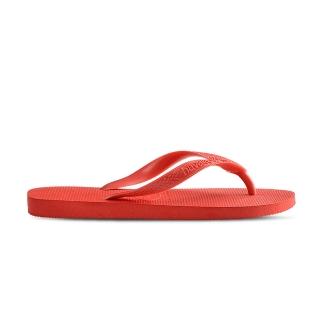 【havaianas 哈瓦仕】Top 男鞋 女鞋 紅色 哈瓦仕 夾腳拖 基本素色款 巴西 拖鞋 4000029-5778U