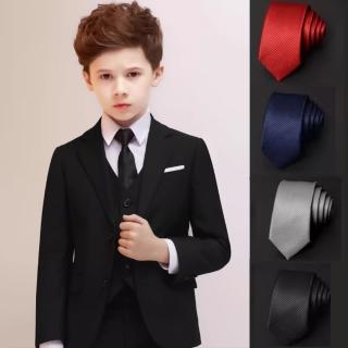 【拉福】兒童領帶6cm中窄版防水蘭德拉鍊領帶