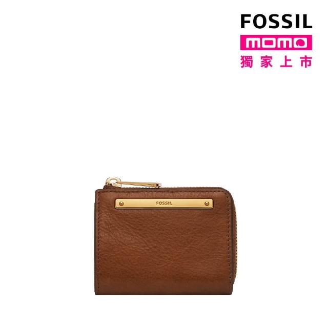 【FOSSIL 官方旗艦館】Liza 真皮零錢包-棕色SL6406G200 - momo 