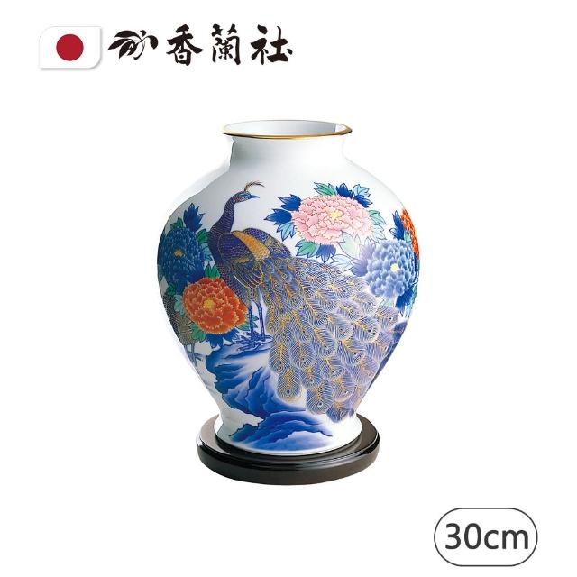 【香蘭社】花瓶/孔雀牡丹/30cm(日本皇家御用餐瓷) - momo購物網 