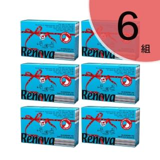 【RENOVA】Renova彩色芬香袖珍包紙手帕-藍莓派- 6組(1組有6包 共有36包 9抽/包)