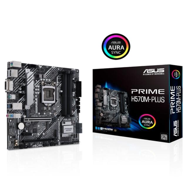 【ASUS 華碩】PRIME H570M-PLUS 主機板+INTEL Core i5 10400 中央處理器