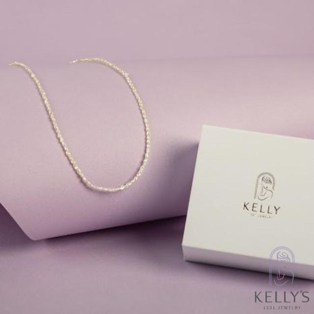 【Kelly”s】天然無核阿古屋珍珠項鍊(日本製造進口獨一無二珍珠項鍊)