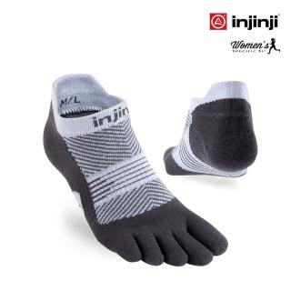 【Injinji】RUN女性輕量吸排五趾隱形襪[灰色]WAA0992(輕量款 慢跑 五趾襪 隱形襪 女襪)