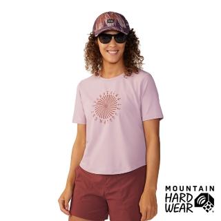 【Mountain Hardwear】Sunblocker Short Sleeve Women 防曬短版短袖排汗衣 女款 粉月長石 #2067781