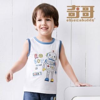 【奇哥官方旗艦】Chic a Bon 男童裝 機器人背心(1-5歲)