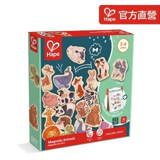 【Hape】可愛動物磁貼(生日禮物/益智玩具/繪本風格)