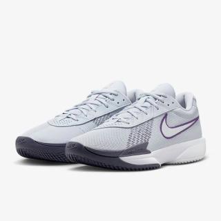 【NIKE 耐吉】籃球鞋 男鞋 運動鞋 包覆 緩震 AIR ZOOM G.T. CUT ACADEMY EP 灰紫 FB2598-002(3B3486)