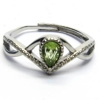 【小樂珠寶】頂級綠橄欖石 戒指活動圍不同凡響RR85(帶來財運新機遇)