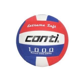 【Conti】5號安全軟式排球-5號球 運動 訓練 紅藍白(V1000-5-RWB)