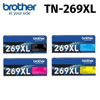 【brother】TN-269XL CMYK原廠1黑3彩高容量碳粉匣(適用:L3280CDW、L3760CDW、L3780CDW)