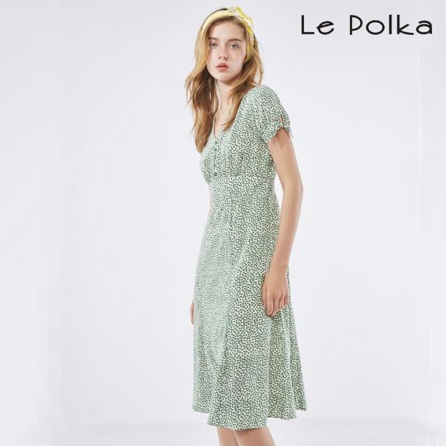 【Le Polka】輕鄉村風小愛心洋裝-女