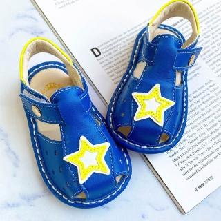 【Swan天鵝童鞋】城市 星星 小童 寶寶鞋 學步鞋 涼鞋 藍(1600)