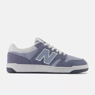 【NEW BALANCE】NB 480 復古運動鞋 休閒鞋 板鞋 籃球鞋型 女鞋 男鞋 灰藍(BB480LEB-D)